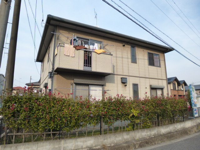 倉敷市白楽町のアパートの外観