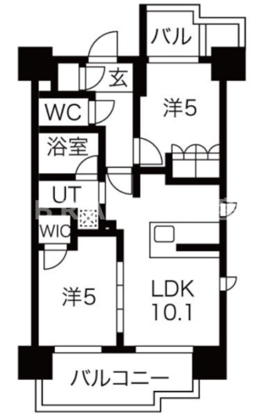 SK RESIDENCES SHINSAIBASHI　BRAVI不動産の間取り|【GRAN PASEO心斎橋EAST】