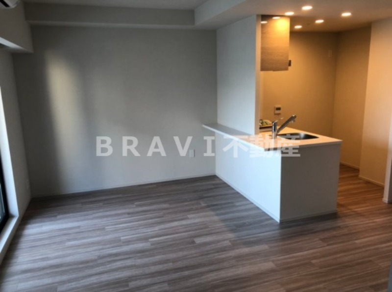 SK RESIDENCES SHINSAIBASHI　BRAVI不動産の居間・リビング|【GRAN PASEO心斎橋EAST】広いリビングです。