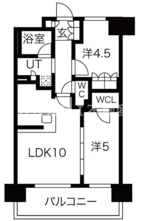 SK RESIDENCES SHINSAIBASHI　BRAVI不動産の間取り|【GRAN PASEO心斎橋EAST】