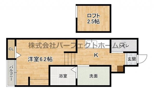 あんしん+石津南町の間取り|ロフト付き