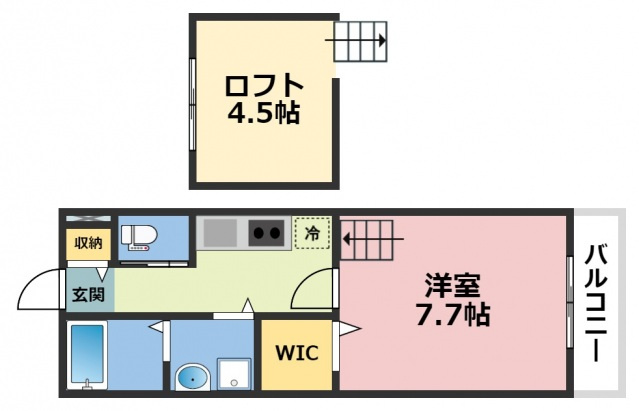 エムズコート吉田の間取り