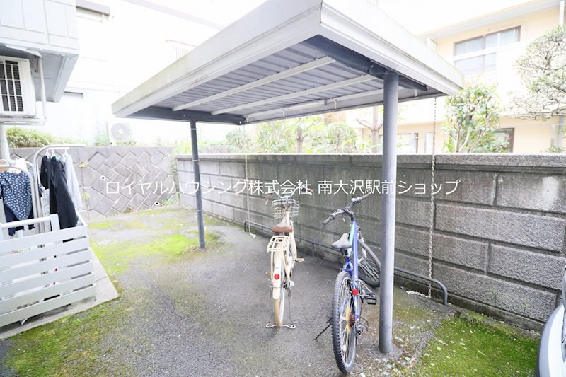 屋根付き駐輪場！