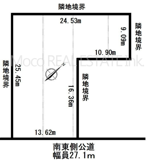 【土地図】 | 北見市大通東５丁目土地
