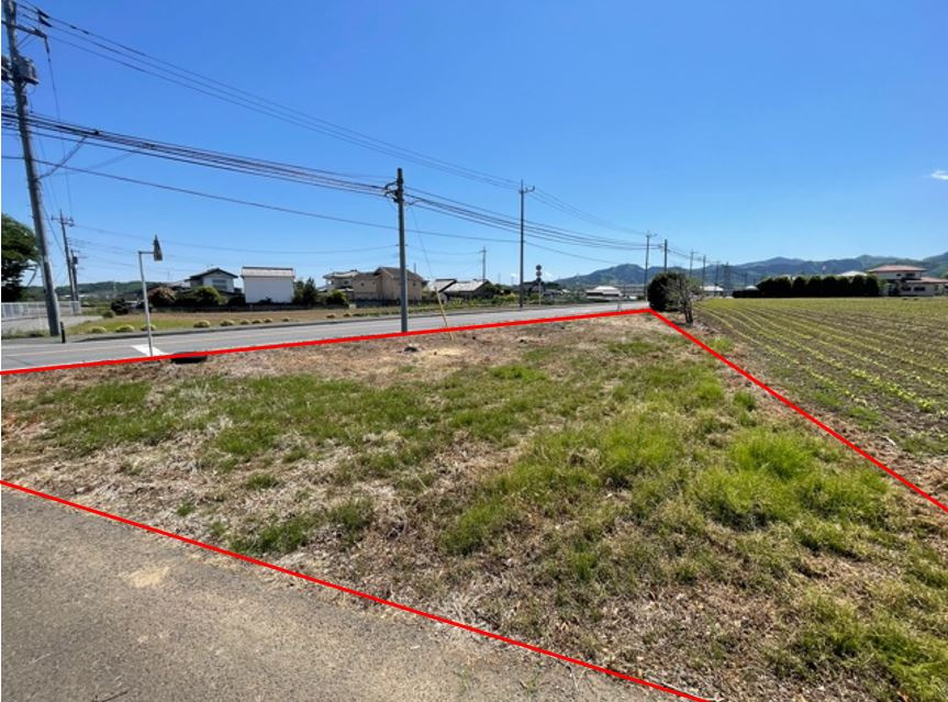 藤岡市緑埜　土地の外観