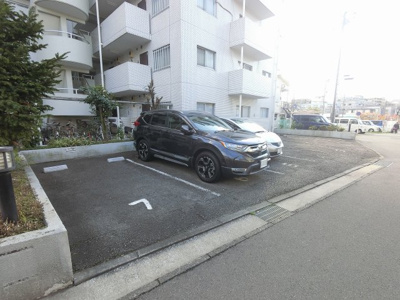 【駐車場】 | ラブリハイツ吉野町第２ | 平置駐車場です。