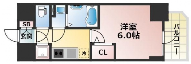 エスリード大阪城クローグの間取り