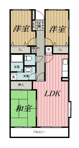 ラフィネ小倉の間取り
