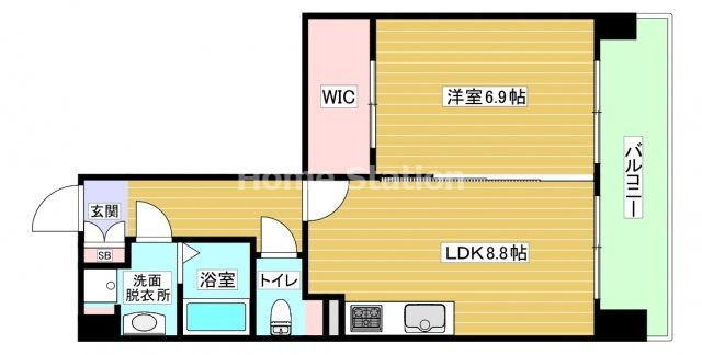 【間取り】 | ビバーチェ鷺洲