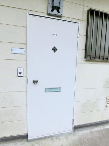 コーポみのわの玄関