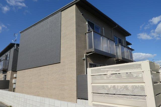 倉敷市酒津のアパートの外観