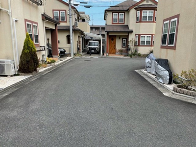 【前面道路含む現地写真】 | 京田辺市三山木直田　中古戸建