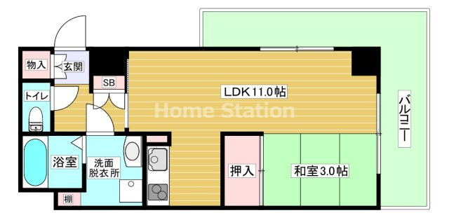 【間取り】 | ロジュマン松原