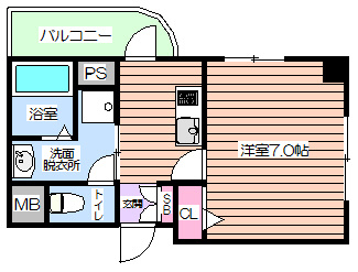 【間取り】 | グローリア新北野