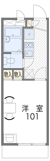 【間取り】 | レオパレスMARUYAⅡ