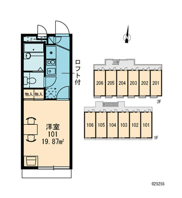 【区画図】 | レオパレスMARUYAⅡ
