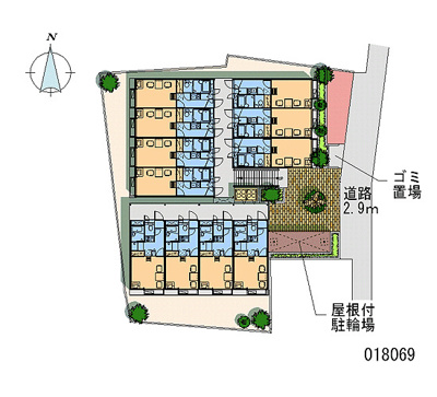 【区画図】 | レオパレスソレイユ野里