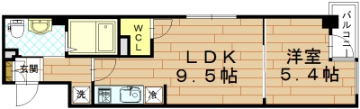 プラネシア烏丸御池の間取り