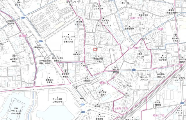 日ノ出町　戸建て　貸家の地図