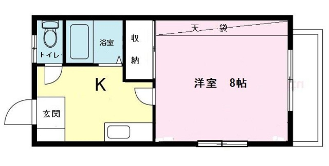 Ｋ1マンションの間取り