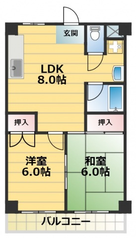 TSUJIHANAビルディングの間取り
