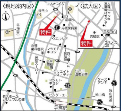 【地図】 | 早稲田8丁目1棟現場