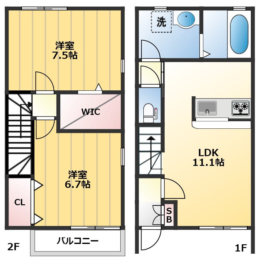 Wisteriaの間取り
