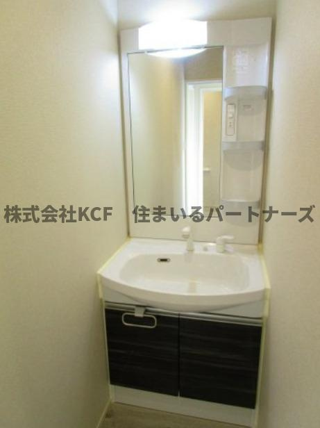 プラン・ソレイユの洗面所|広い洗面スペース