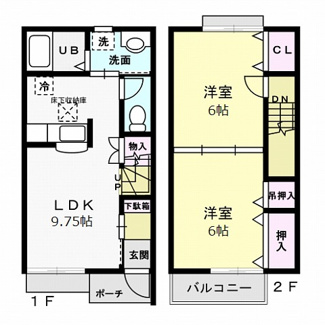 【間取り】 | アンダンテ 壱番館