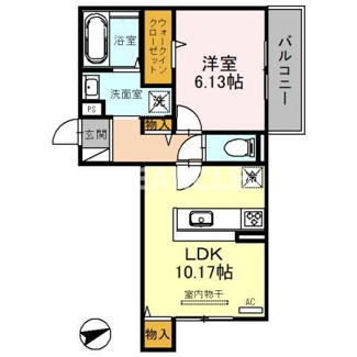 【間取り】 | FloriaⅡ