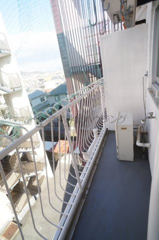 第一中村マンションのバルコニー