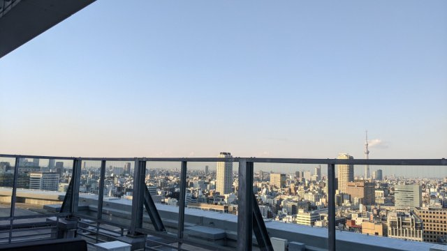 ブリリアザタワー東京八重洲アベニューのその他共用部分|屋上スカイテラスからの眺望