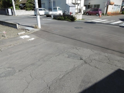 【前面道路含む現地写真】 | 甲大工町土地