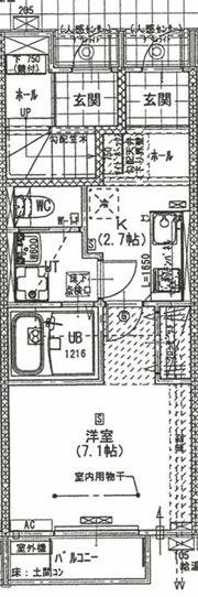 テゾーロ上堂の間取り