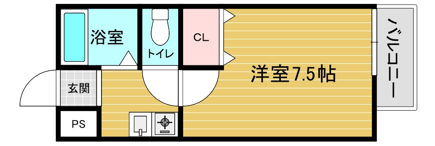 三井ハイツ1番館の間取り