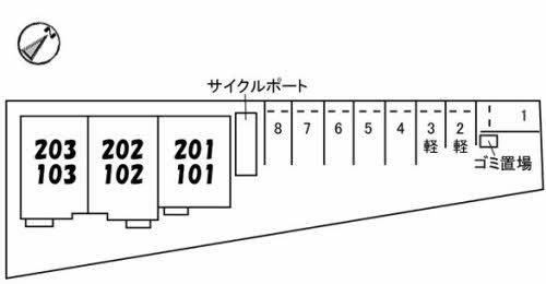 【区画図】 | シャーメゾン　ミルレ・ローゼ