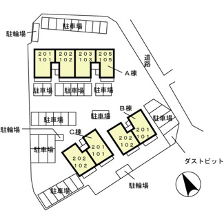 【区画図】 | ロイヤルスクエアC