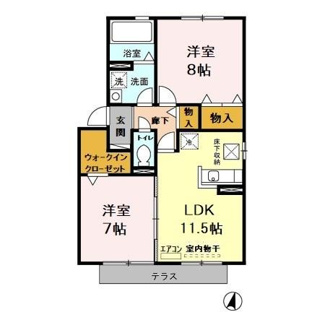 【間取り】 | ロイヤルスクエアC