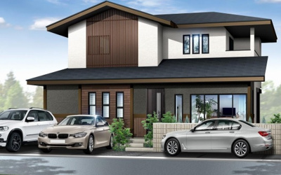 【外観パース】 | 岩倉長谷町　新築戸建★R4年3月完成済み★