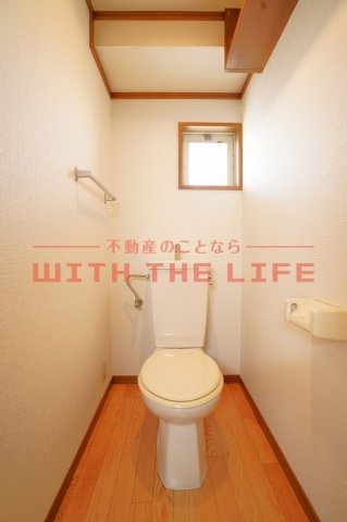 パルコK【キャッシュバック対象物件】のトイレ|ゆったりとした空間のトイレです