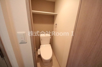 【トイレ】 | プレサンス松屋町駅前 | ゆったりとした空間のトイレです