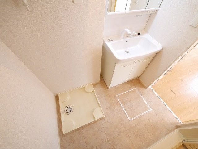 ミエティトゥーラの洗面所|忙しい朝には欠かせない洗面所です