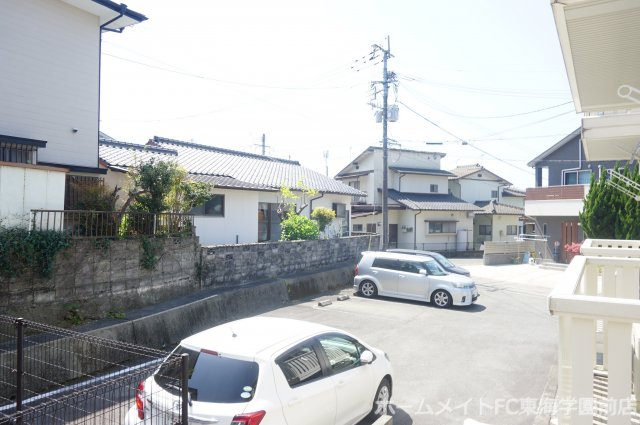 熊本市北区清水万石５丁目のアパートの展望