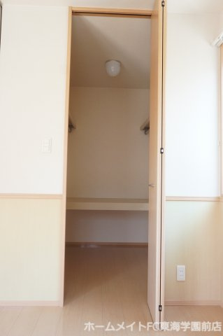 熊本市北区清水万石５丁目のアパートの収納