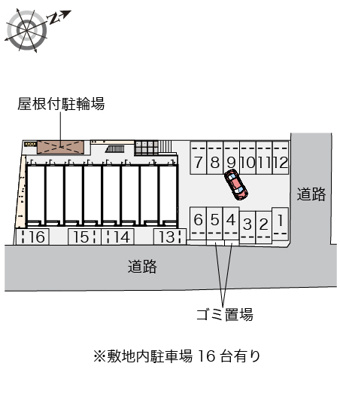 【区画図】 | アムールⅢ
