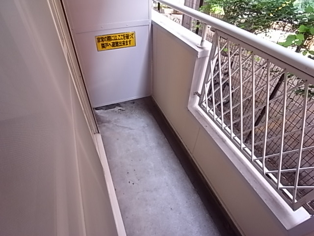 アミティエ山手のバルコニー