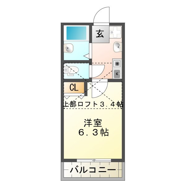 アミティエ山手の間取り