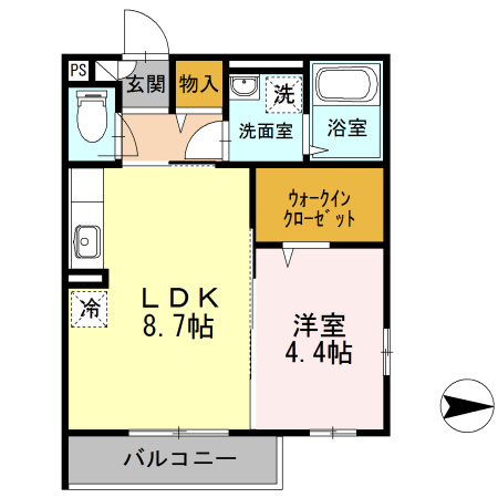 ツバキの間取り