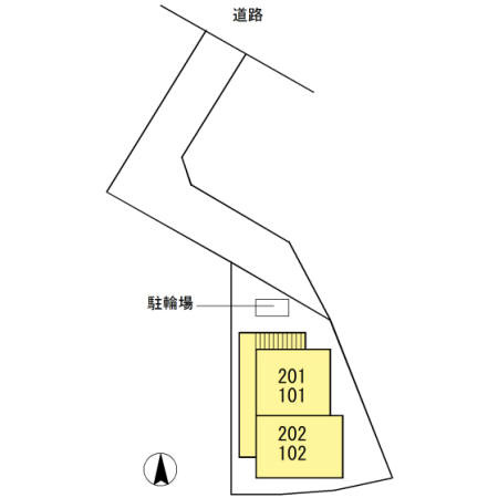 ツバキの区画図