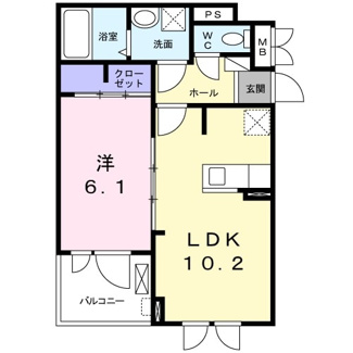 【間取り】 | ミッテ　１号館
